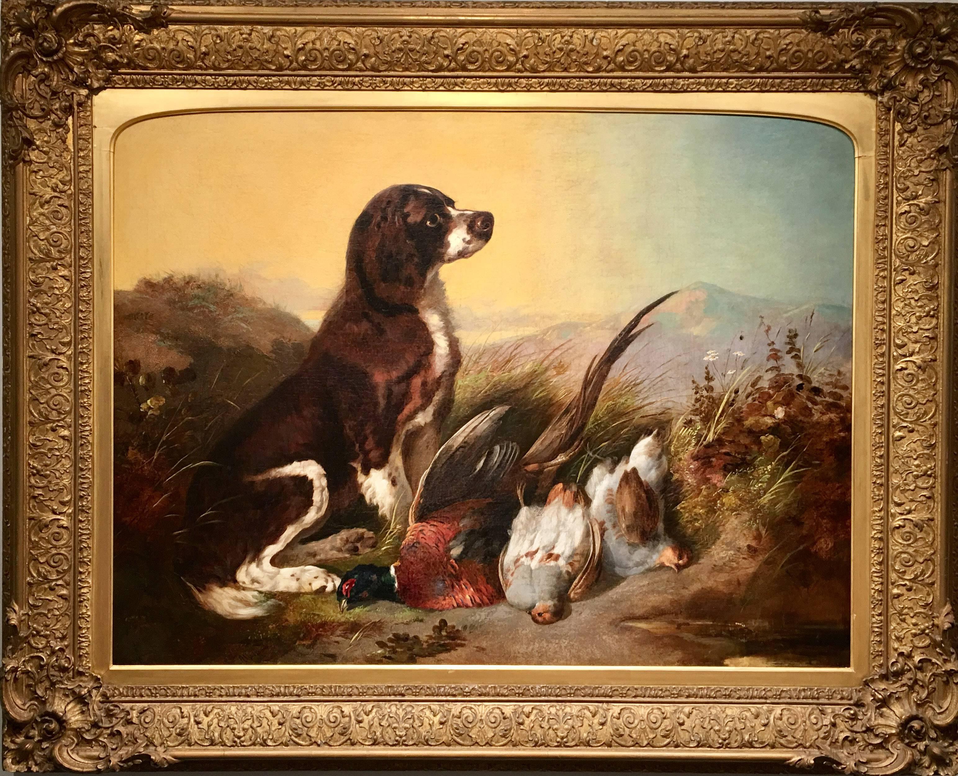 Alfred Morris Animal Painting - The Day’s End, 1855