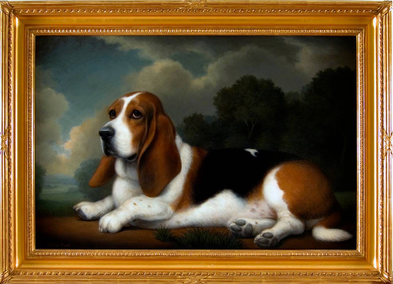 Christine Merrill Animal Painting - Un Coeur de Lyon, Dog