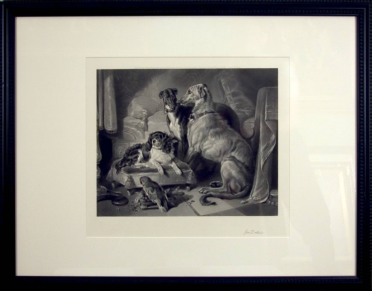 Sir Edwin Landseer Animal Print - Queen Victoria’s Favorite Pets, published March 15, 1877