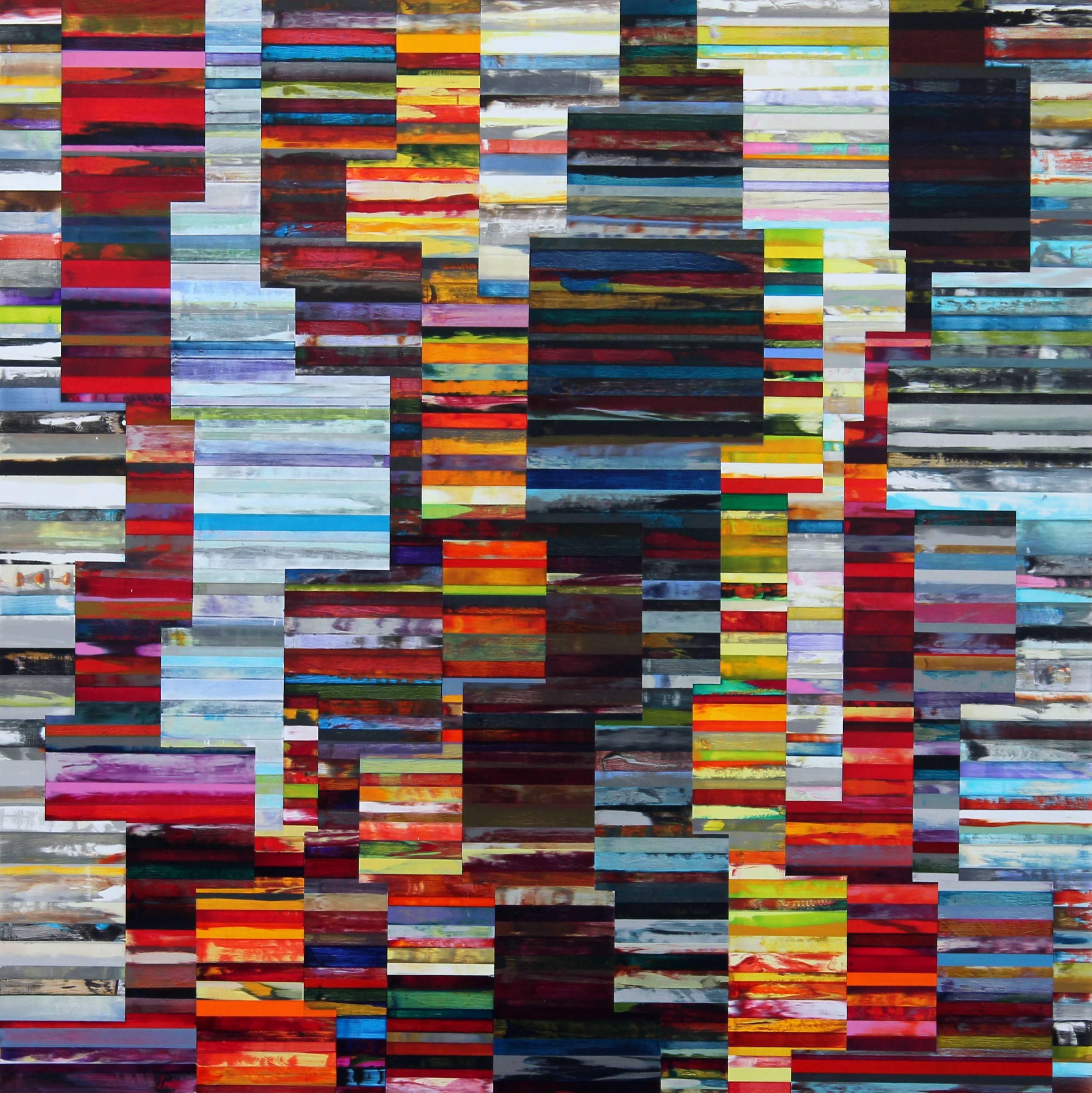 Scott Eakin Abstract Painting - Zig Zag