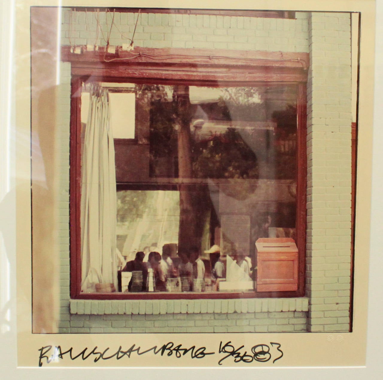 Robert Rauschenberg Color Photograph - Study for Chinese Summerhall (Window)