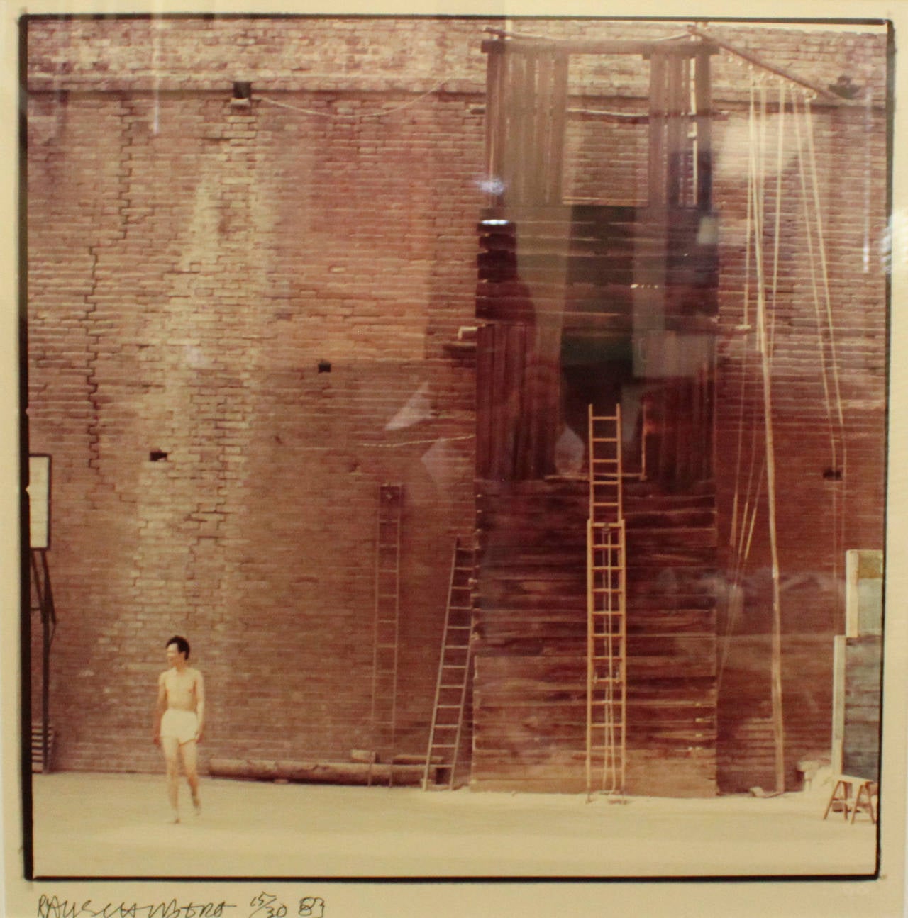Robert Rauschenberg Color Photograph - Study for Chinese Summerhall (Fire Drill)