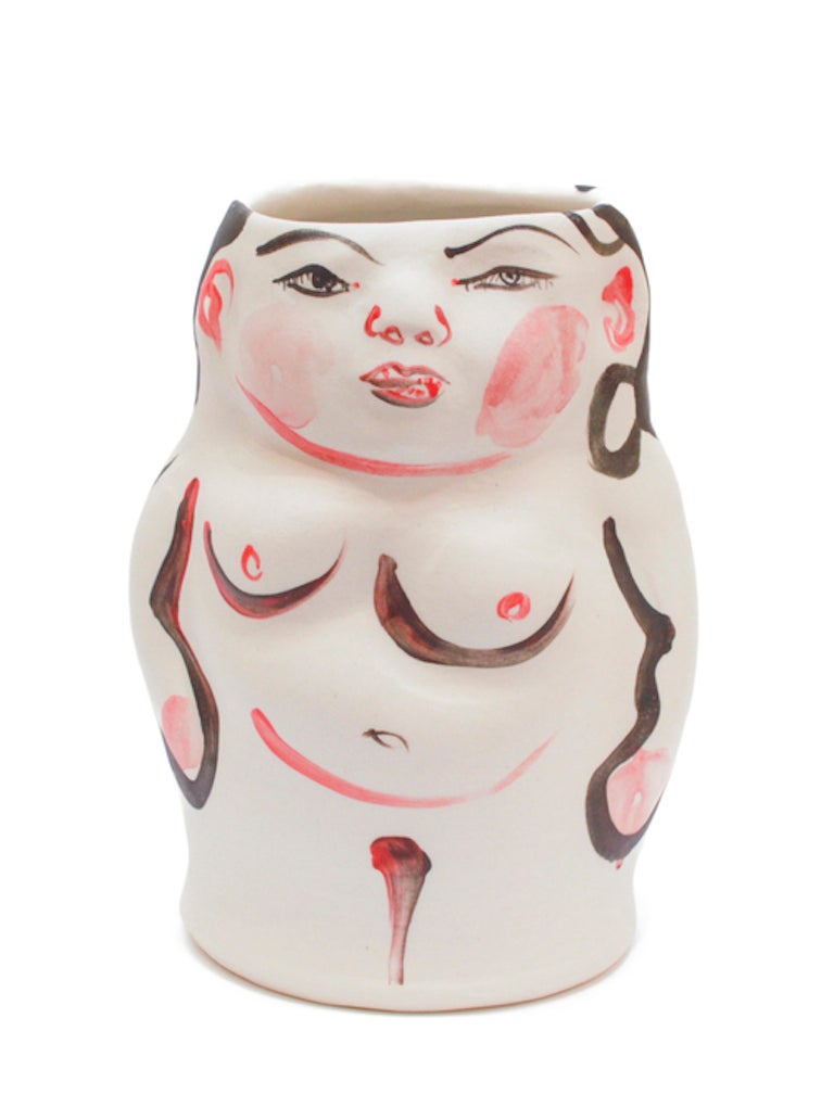 Untitled Figural Vase - Art by Akio Takamori