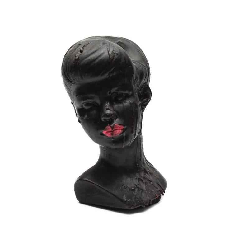 Peregrine Honig Figurative Sculpture - Beautiful Boy (Melted)
