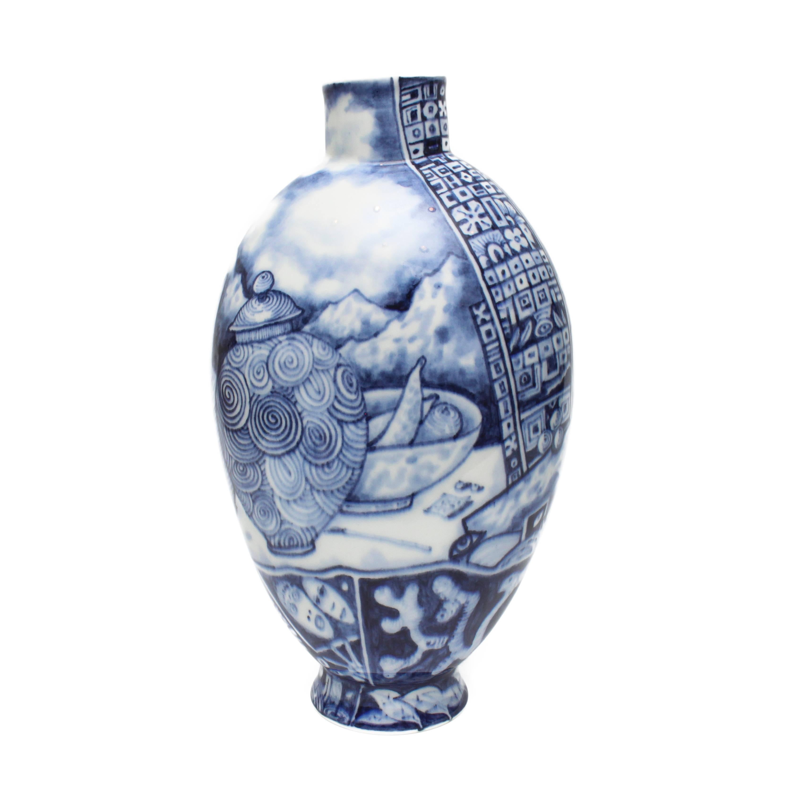 Porcelain Vase - Contemporary Art by Kurt Weiser
