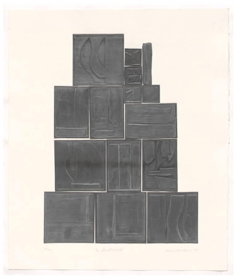 The Great Wall - Print by Louise Nevelson