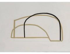 Deep Springs Collage (Structure, Black Line) by Anna Hepler