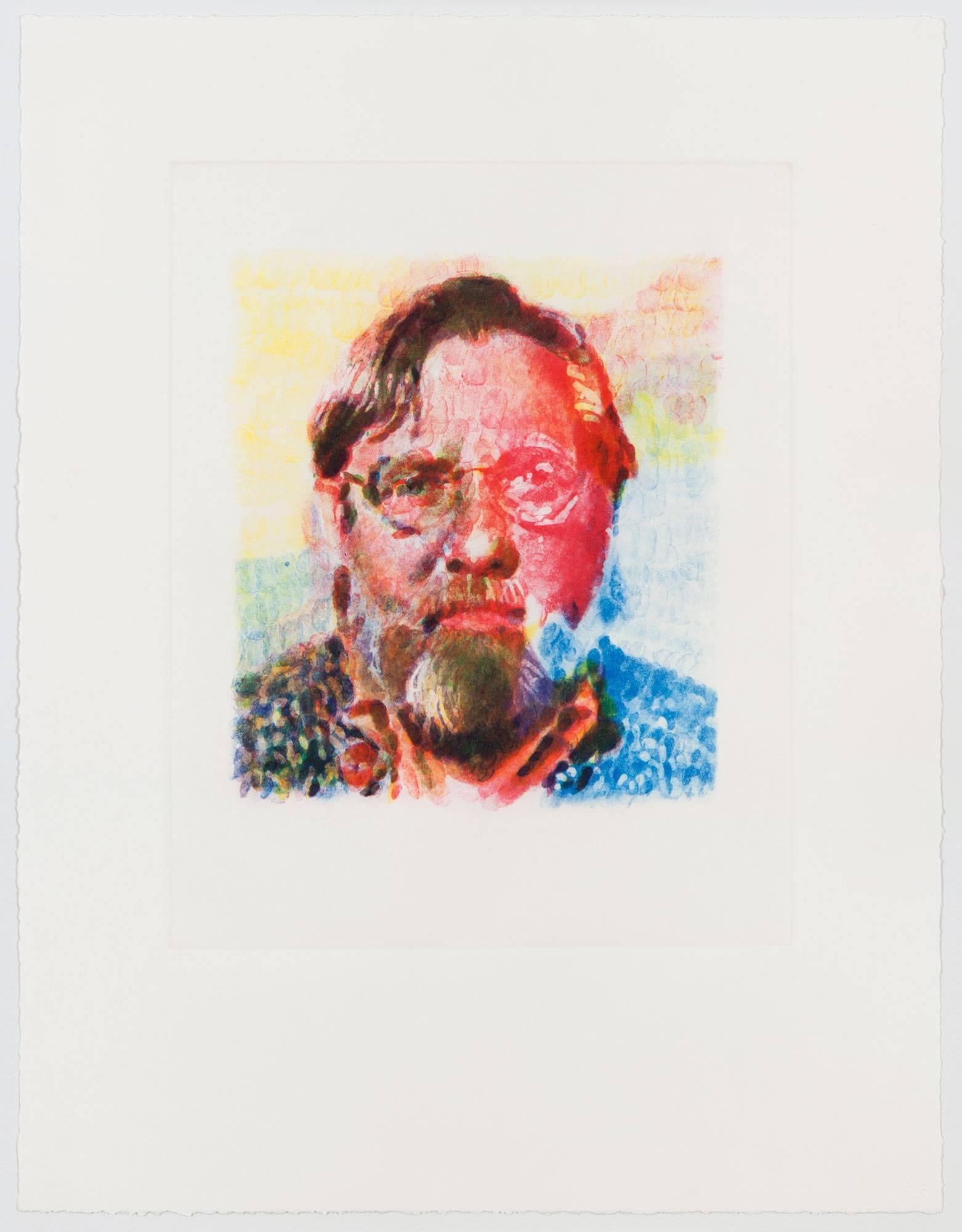 Chuck Close Portrait Print - John II