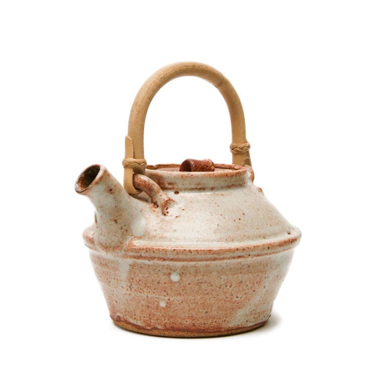 shino teapot
stoneware, glaze, gas fired
7.5 x 6 x 7.5 