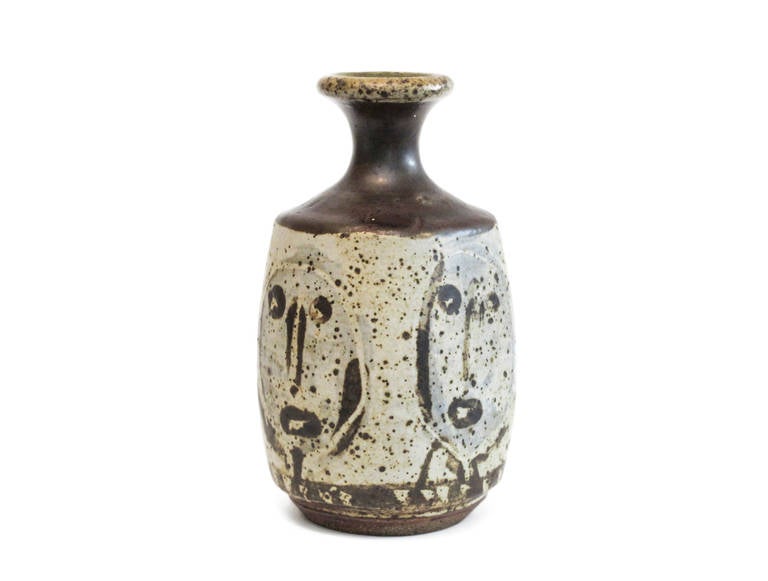 rare bottle with drawing - Other Art Style Art by Peter Voulkos