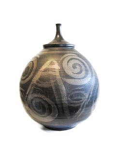 large lidded vessel