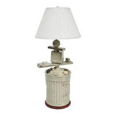 Vintage Garbage Can Lamp