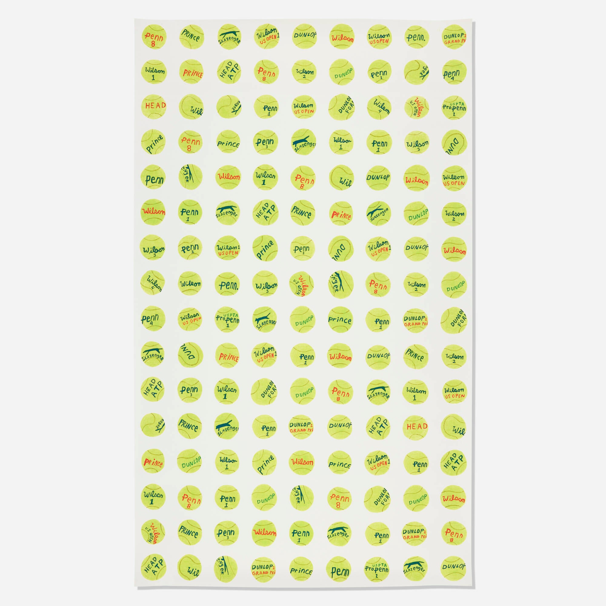 Tennisball-Hintergrundbild von Jonas Wood