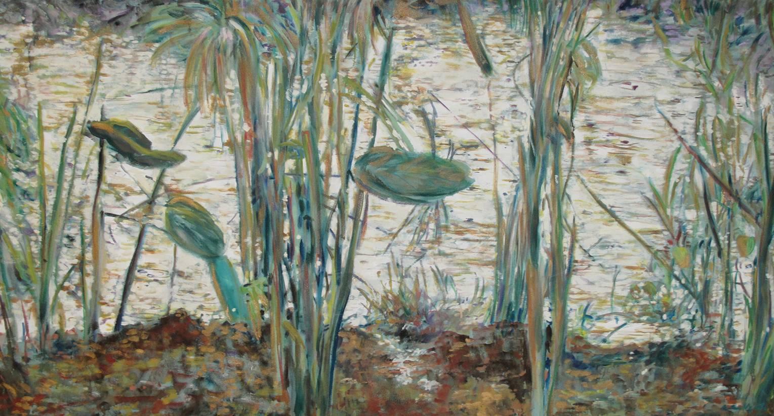 Antonio Ugarte Landscape Painting - Pond