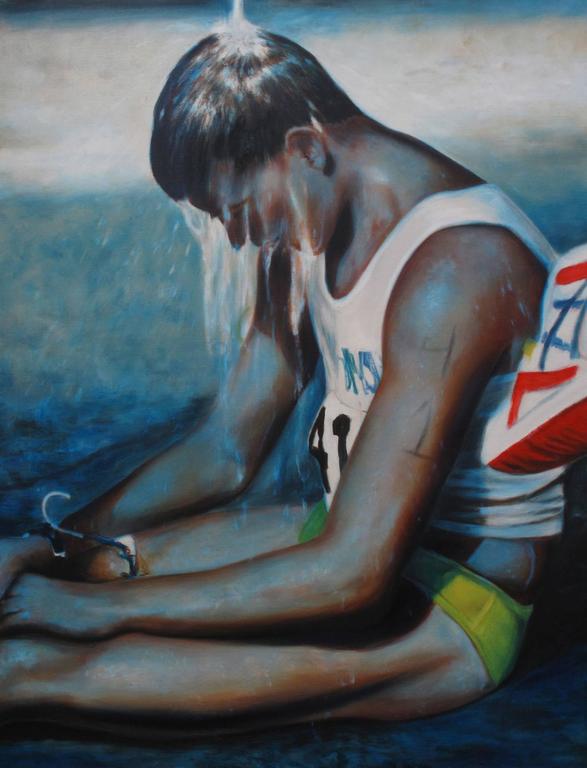 Antonio Ugarte Portrait Painting - Rest of the Winner