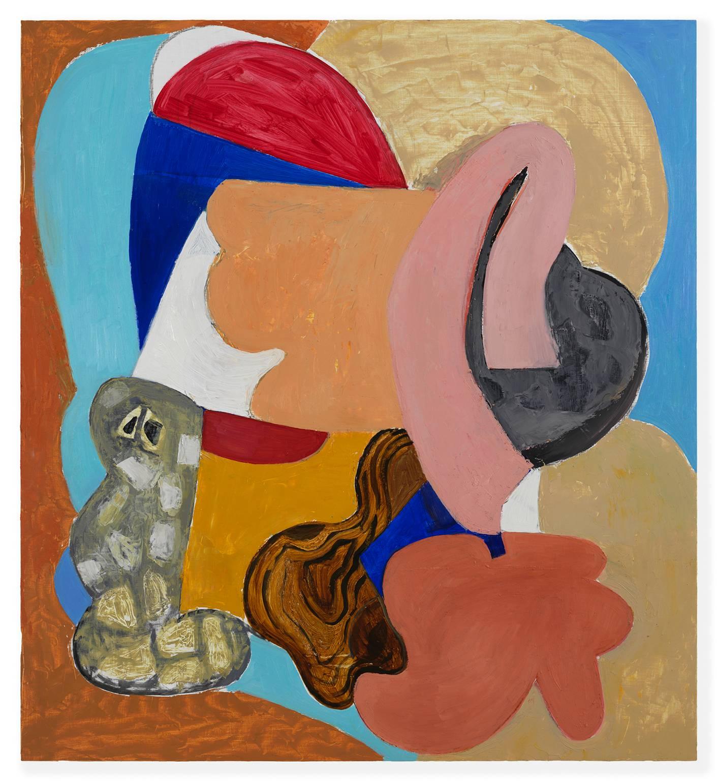 Jennifer Moses Abstract Painting - Birdman 33 X 30