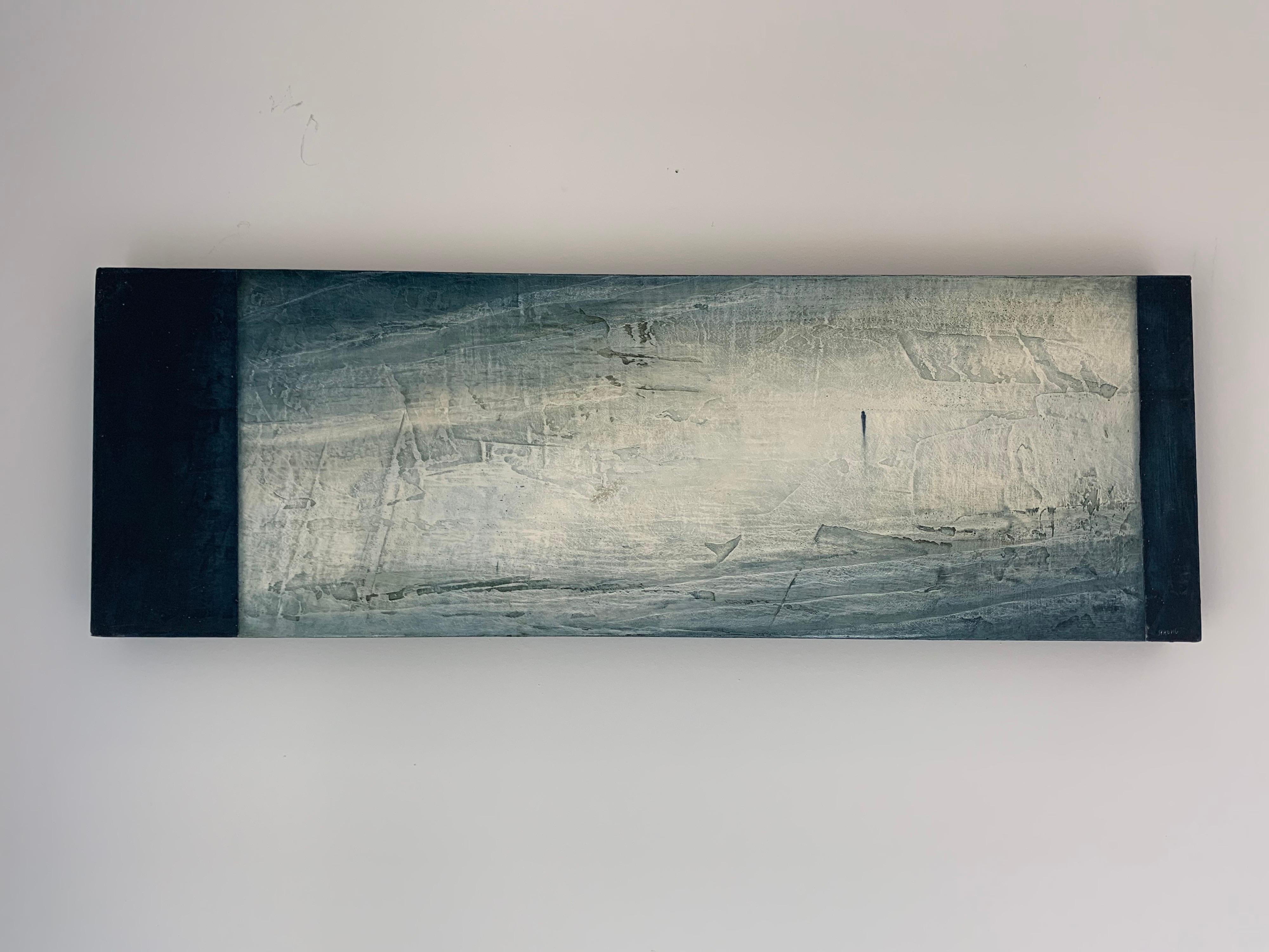 Sebastian Spreng Abstract Painting – The Wanderer 10 X 30, Öl auf Leinwand