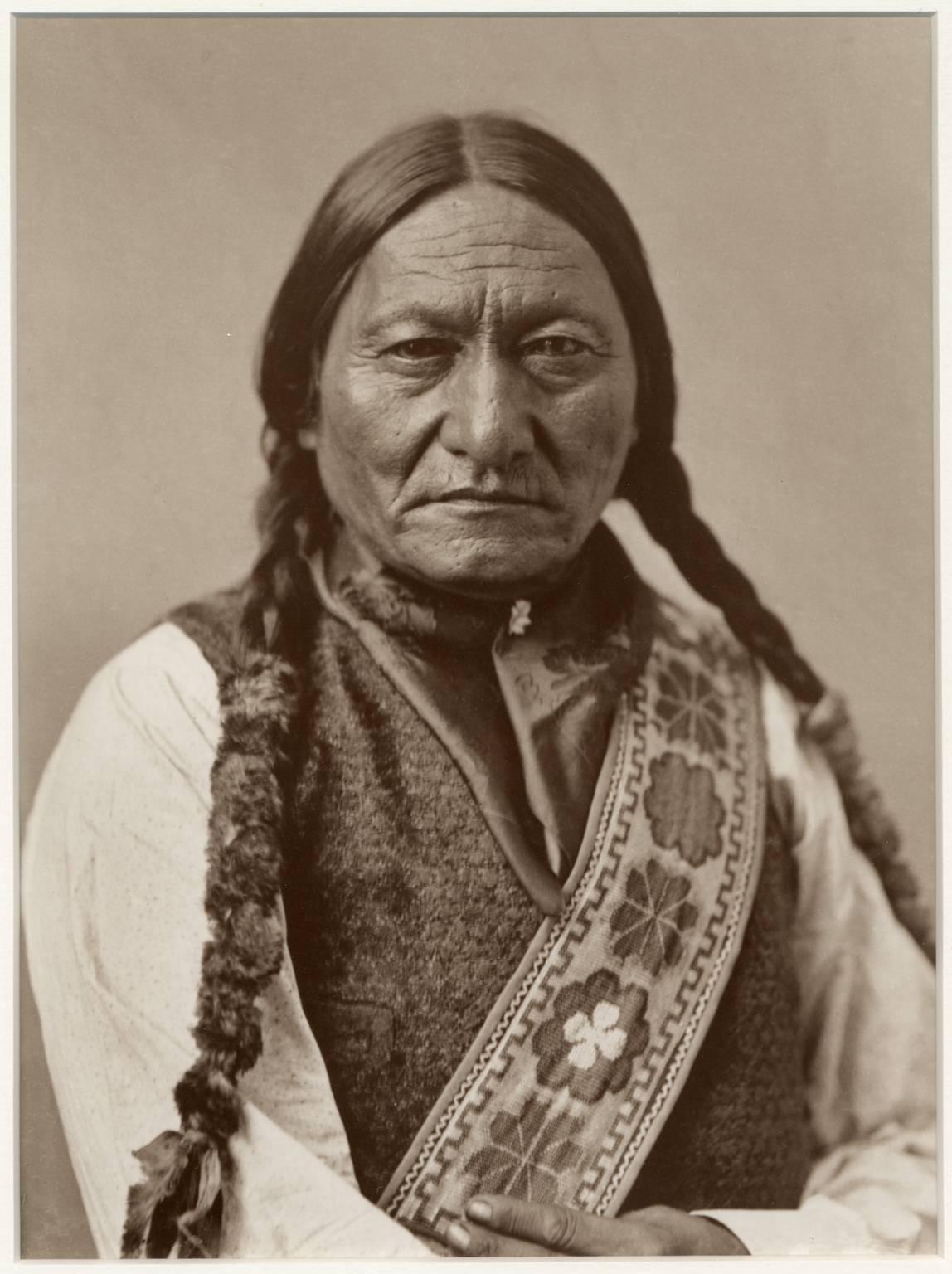William Notman Black and White Photograph - Chief Sitting Bull