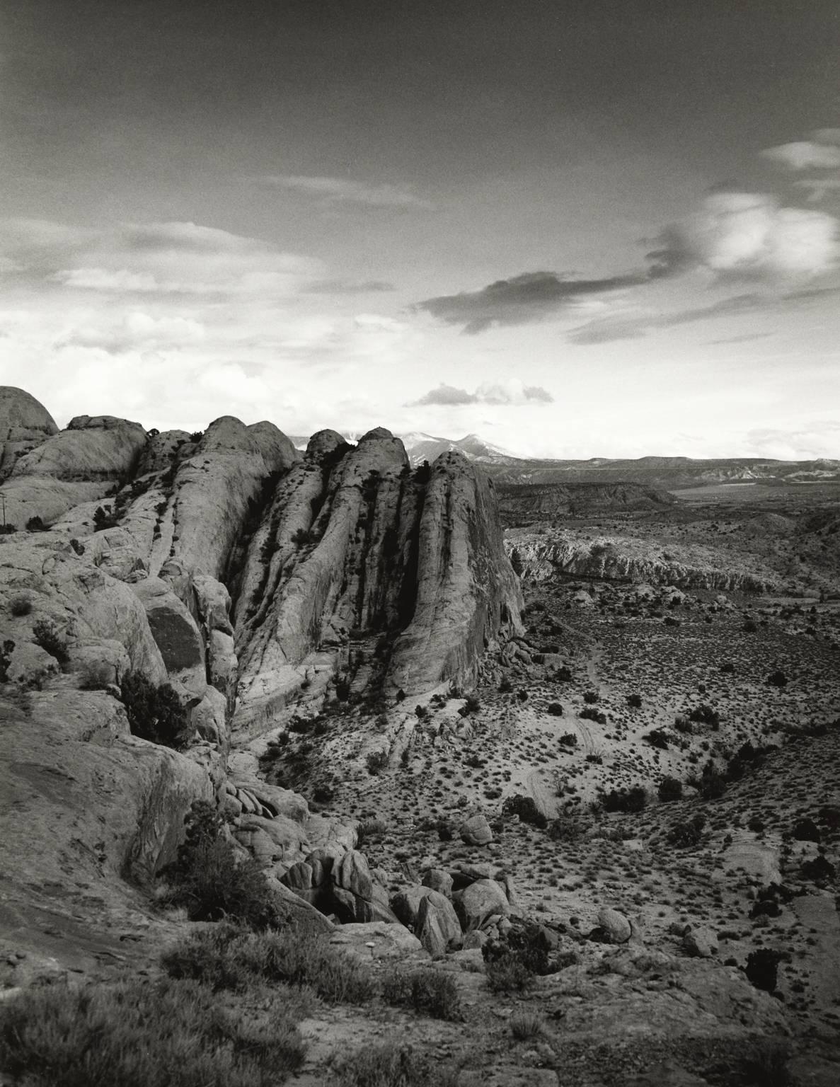 Ron Baxter Smith Black and White Photograph - Moab, Lion's Back