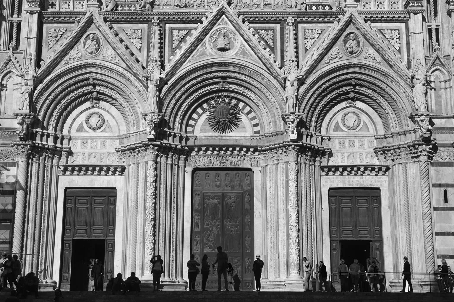 Ron Baxter Smith Landscape Photograph - Siena Duomo Shadows