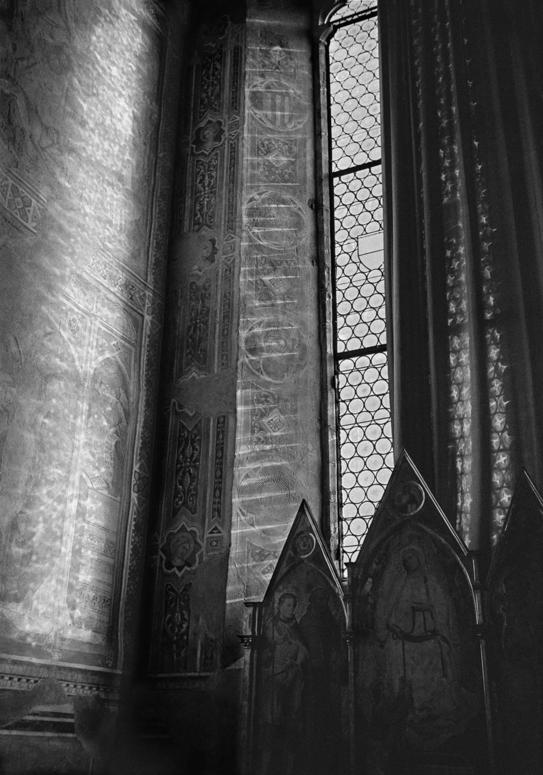 Ron Baxter Smith Black and White Photograph - Arezzo Duomo Window