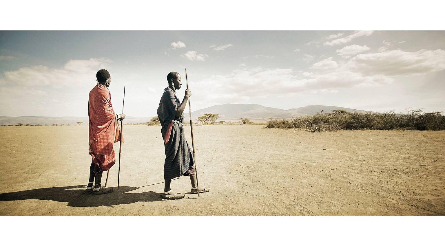 Chris Gordaneer Color Photograph - Masai Tribe No. 2