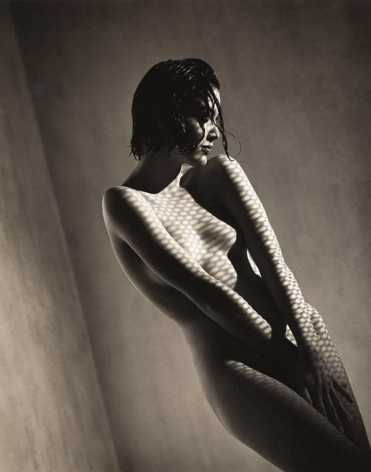 Ron Baxter Smith Black and White Photograph - Perforated Nude