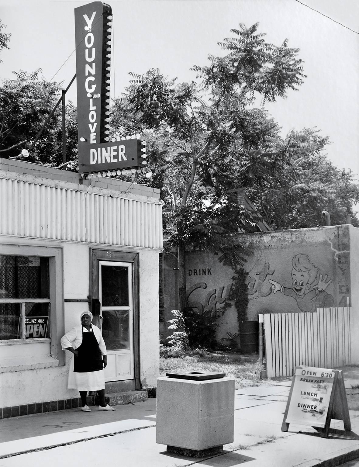 Douglas Busch Portrait Photograph - Young Love Diner