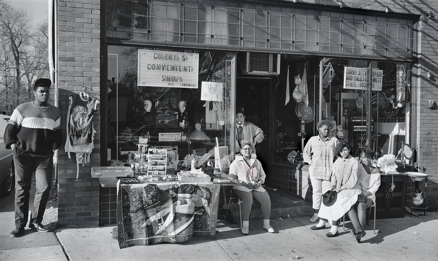 Douglas Busch Portrait Photograph - Curry's Convenience Store