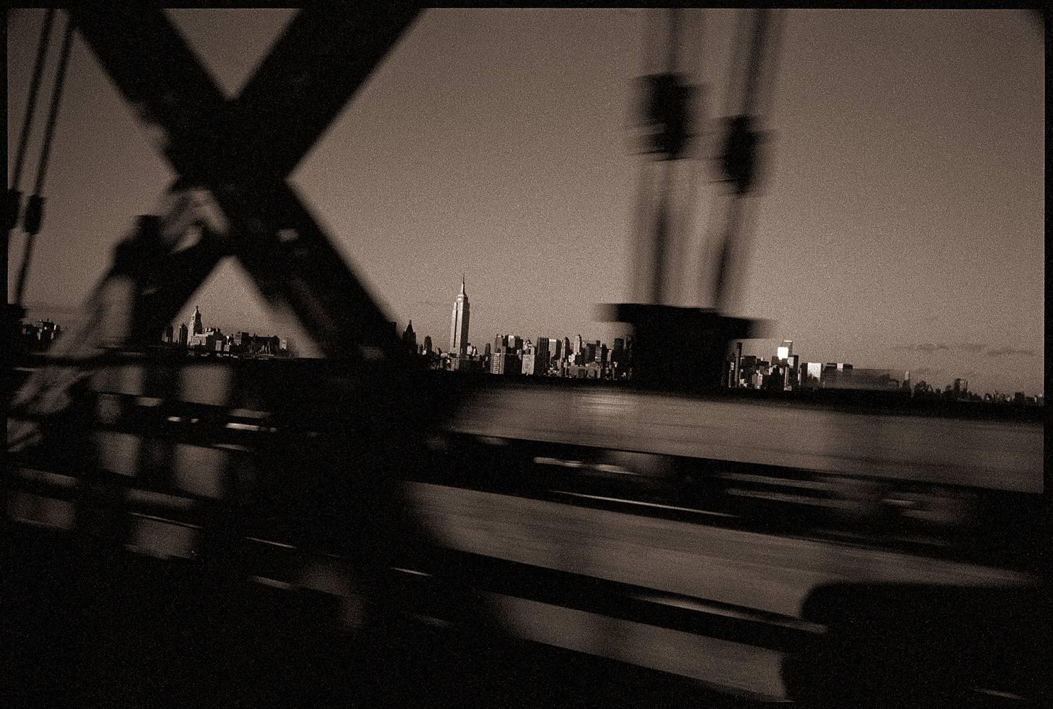 Edward Gajdel Landscape Photograph - Wiliamsburg Bridge