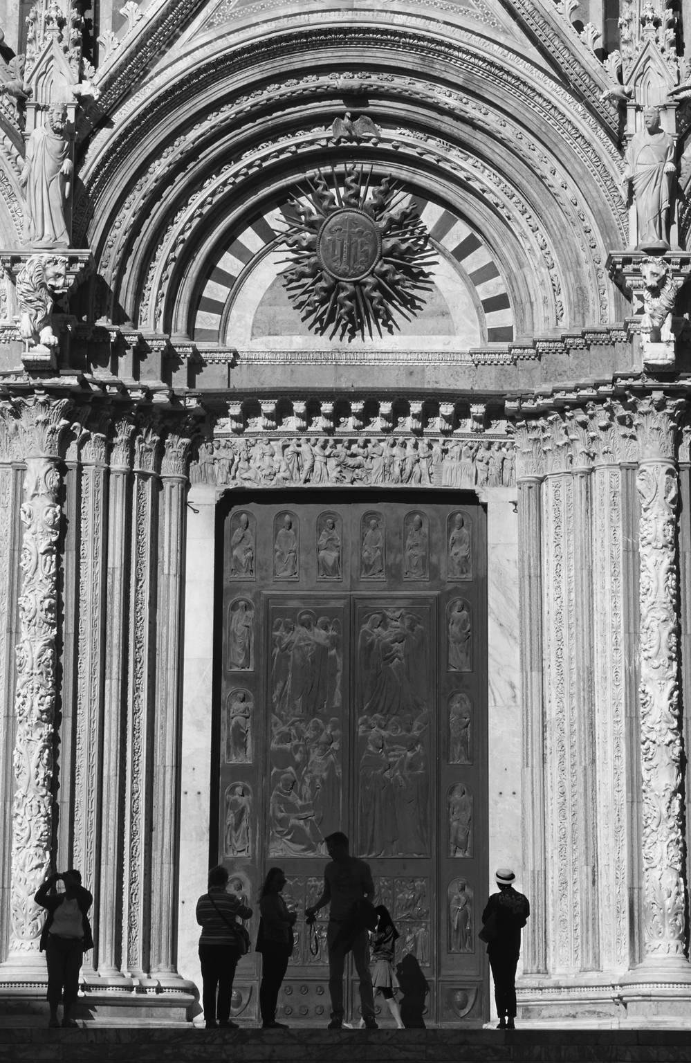 Siena Duomo Shadows - Photograph by Ron Baxter Smith