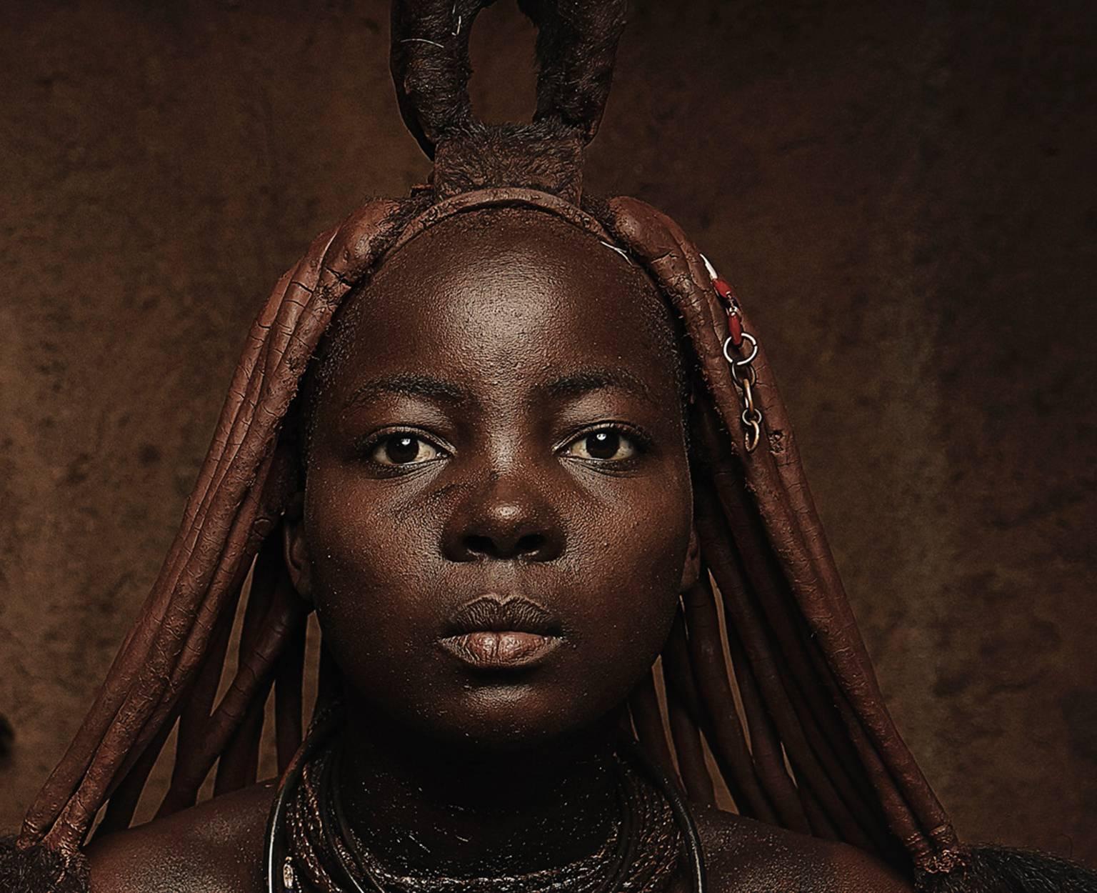 Himba Women Epupa Falls 13 - Photograph by Chris Gordaneer