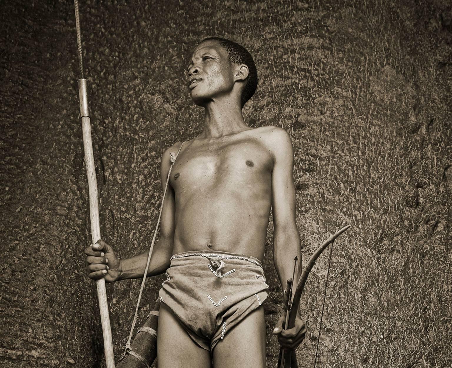 San Bushman 3 - Photograph by Chris Gordaneer