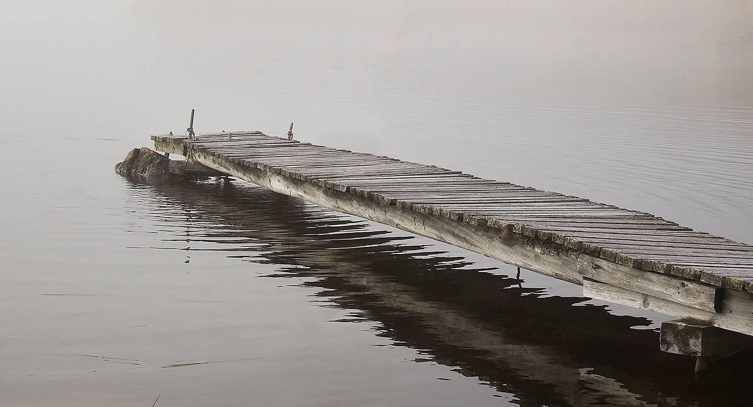 Lapland Swim - Photograph by George Simhoni