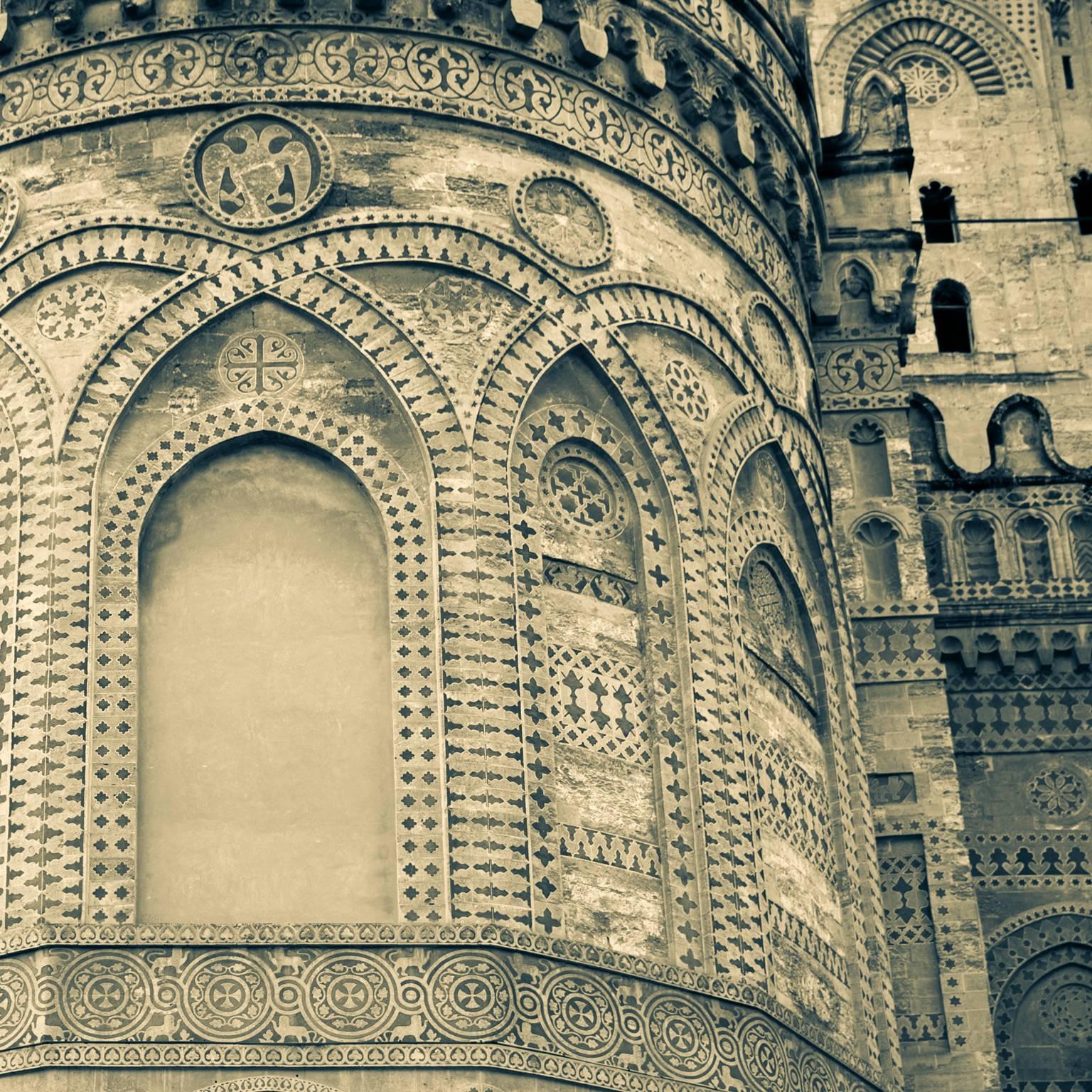 Palermo Cathedral - Gray Color Photograph by Massimo Di Lorenzo