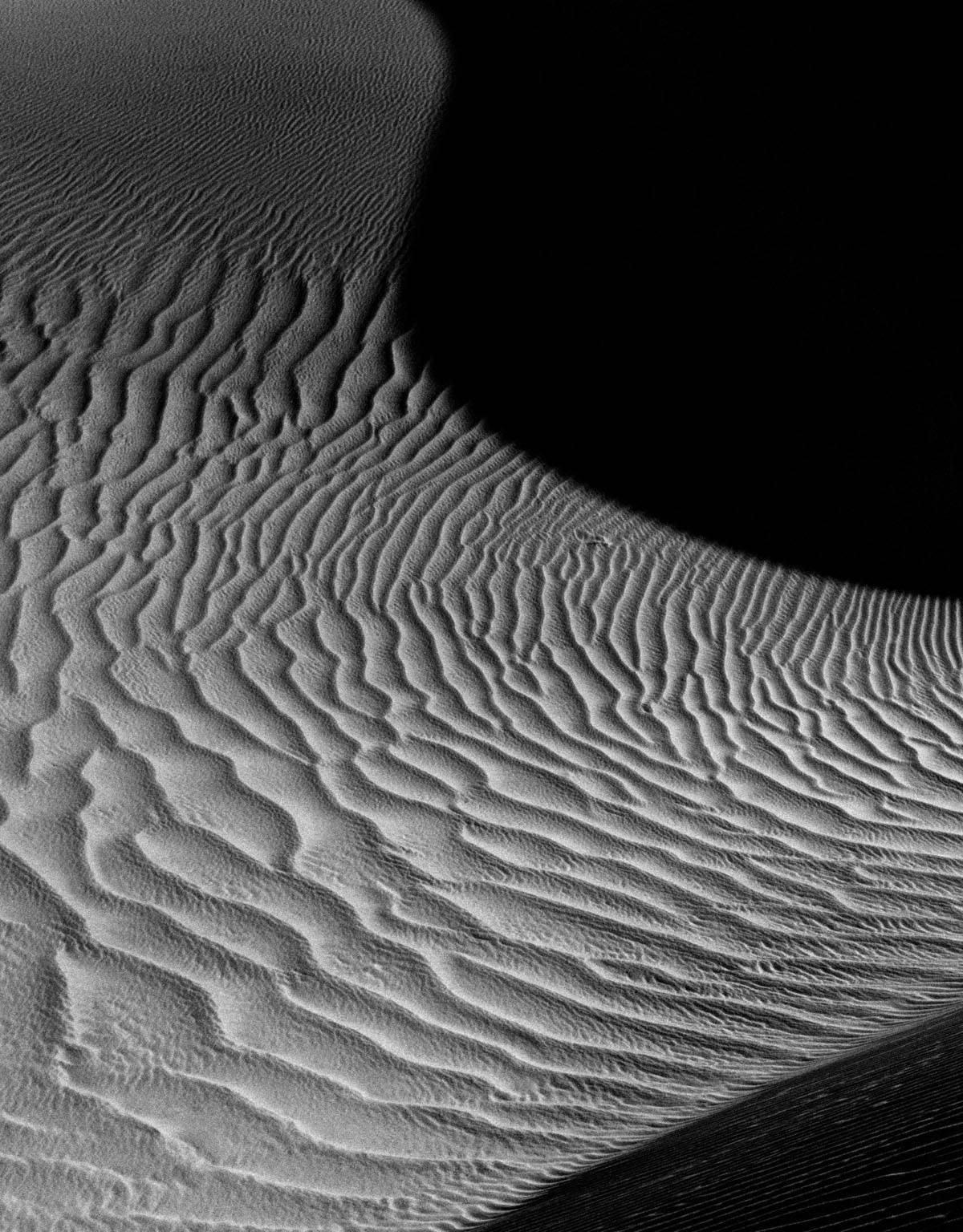 Sand Dunes Series #1 - Gray Landscape Photograph by Keiji Iwai