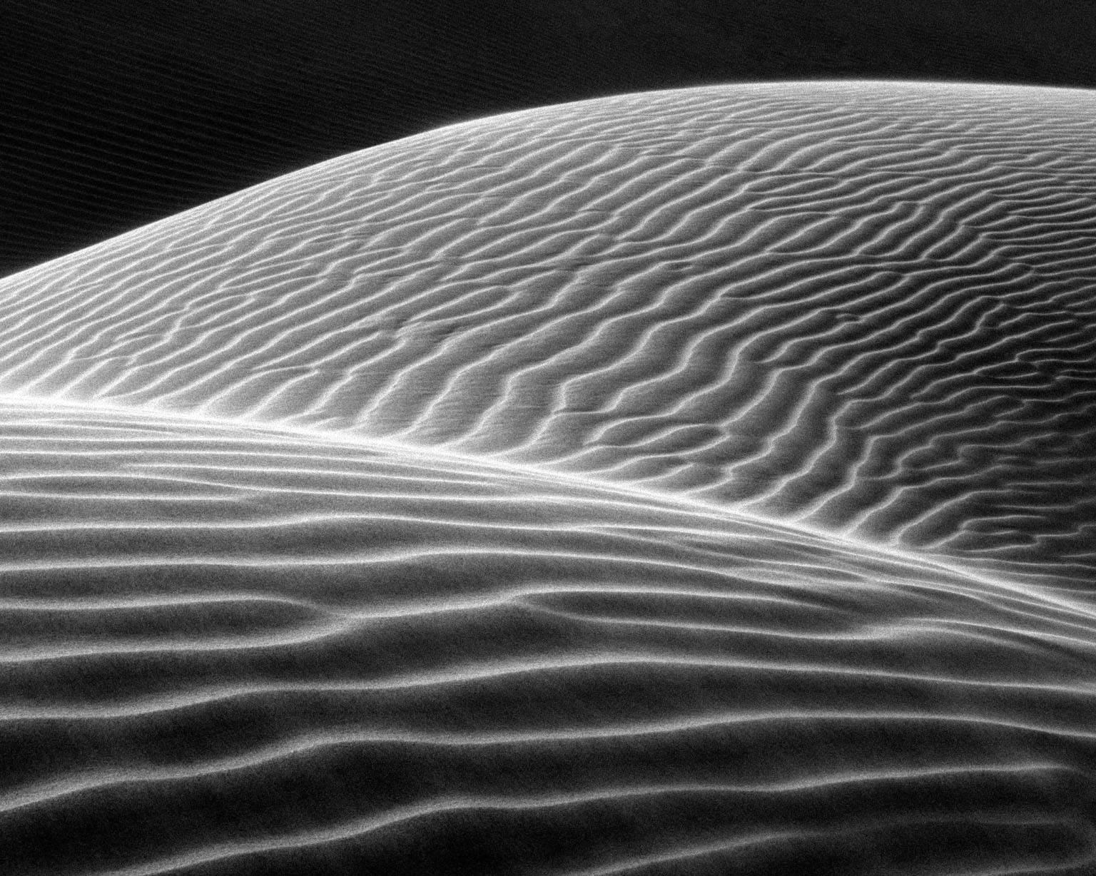Sand Dunes Series #8 - Black Landscape Photograph by Keiji Iwai