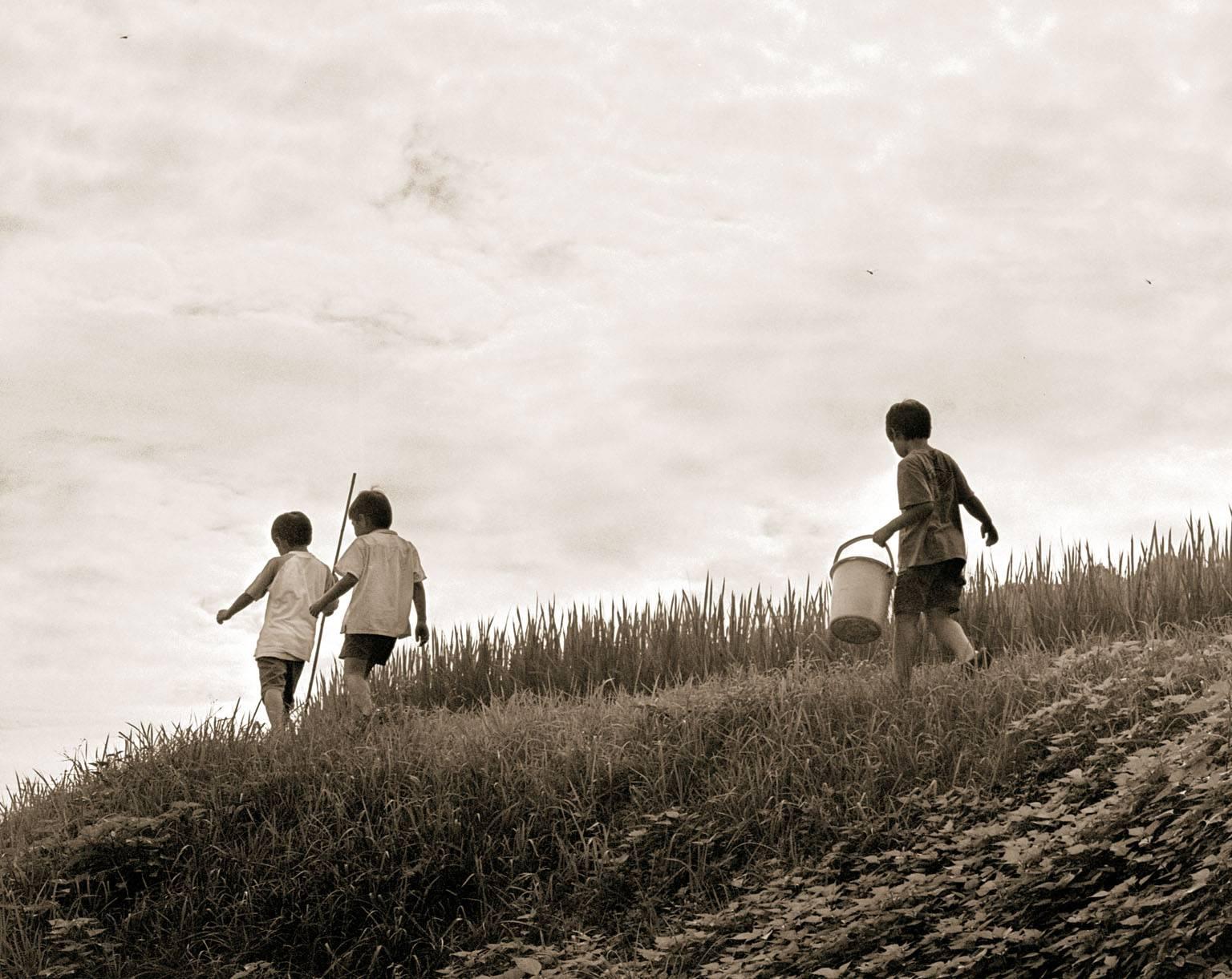 Summer Homework Going Home - Photograph by Keiji Iwai