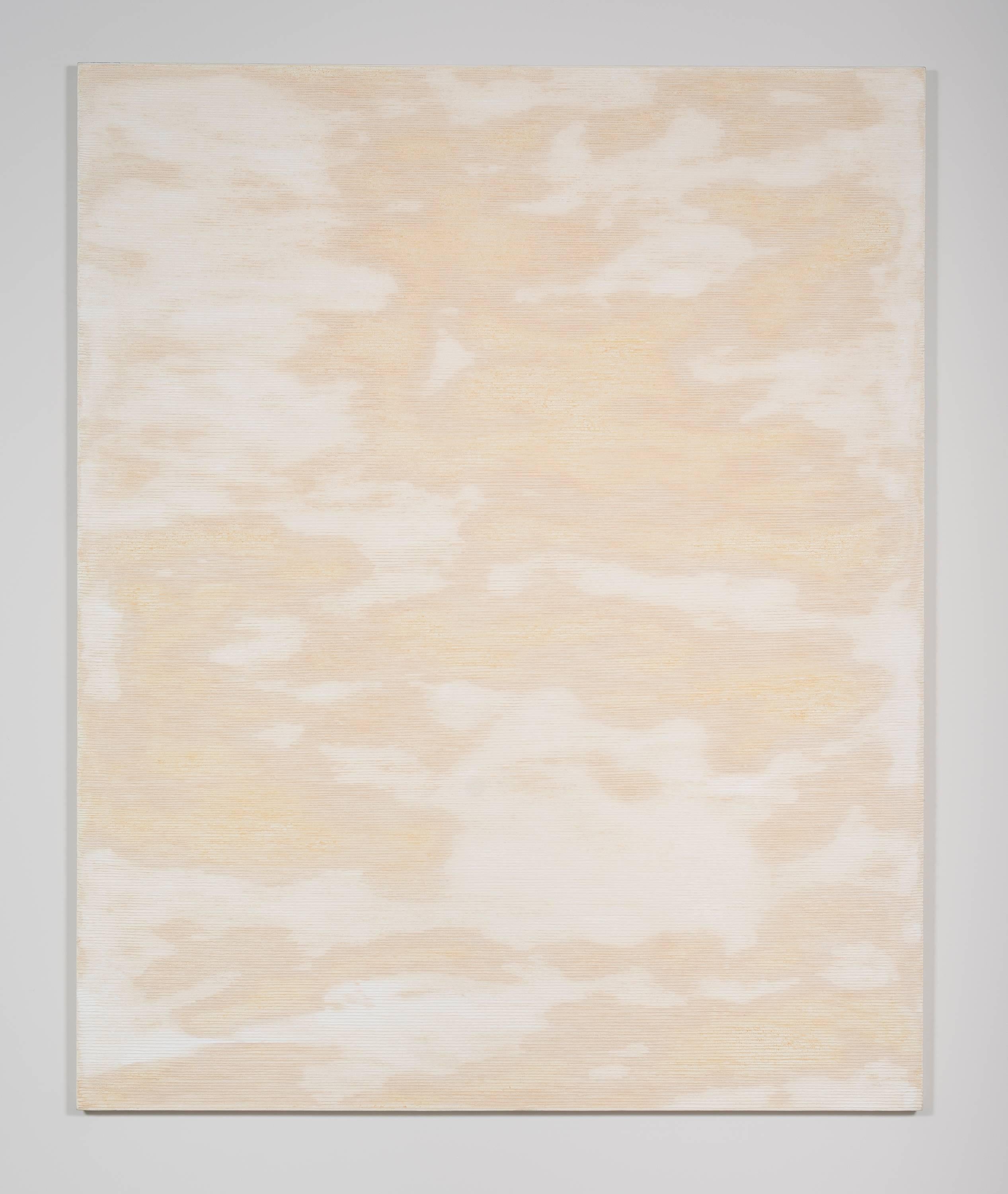 White Series #5 - Painting by Sara Sosnowy
