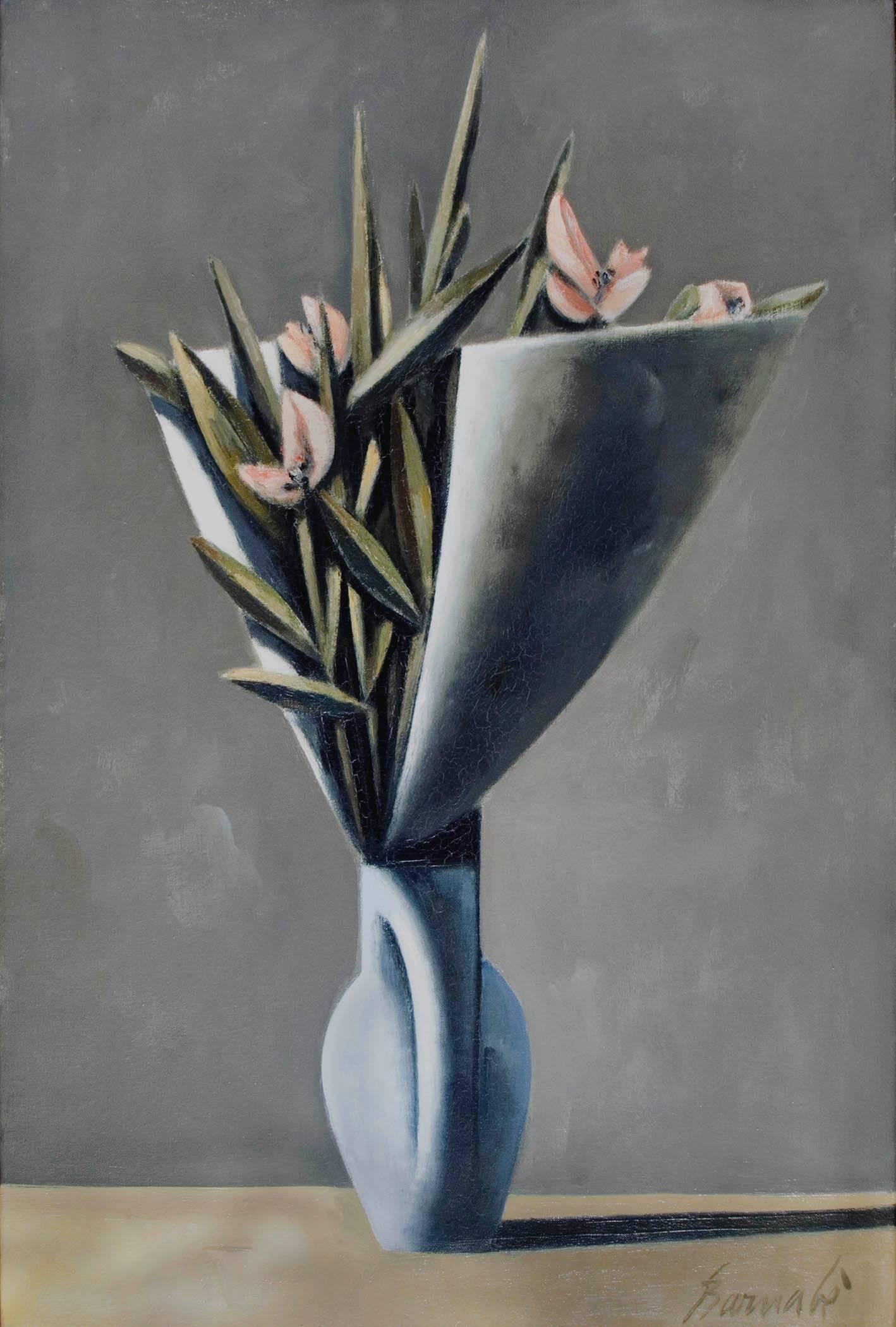 Duilio Barnabé Still-Life Painting - Bouquet of Flowers (Mazzo di fiori)