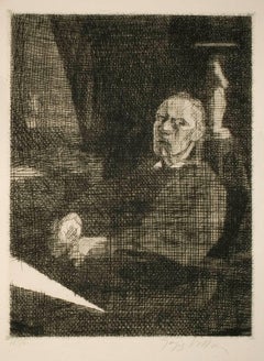 The Great Draughtsman Sitting (Self-Portrait)