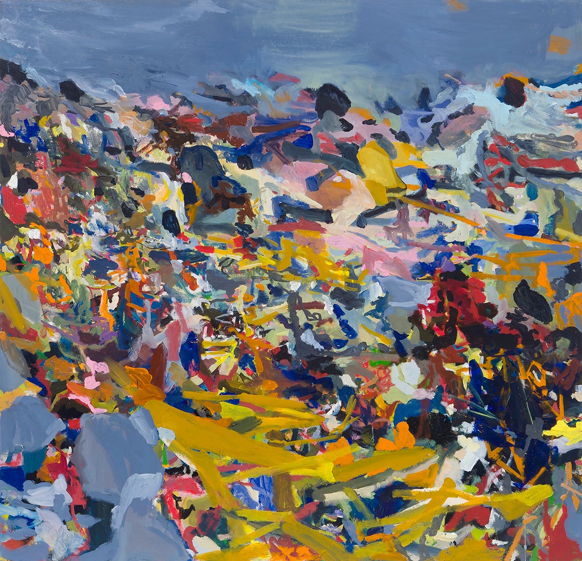 Allison Gildersleeve Abstract Painting - Harbor