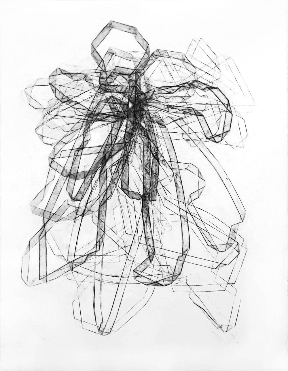 Alisa Dworsky Abstract Drawing - Entwine 8