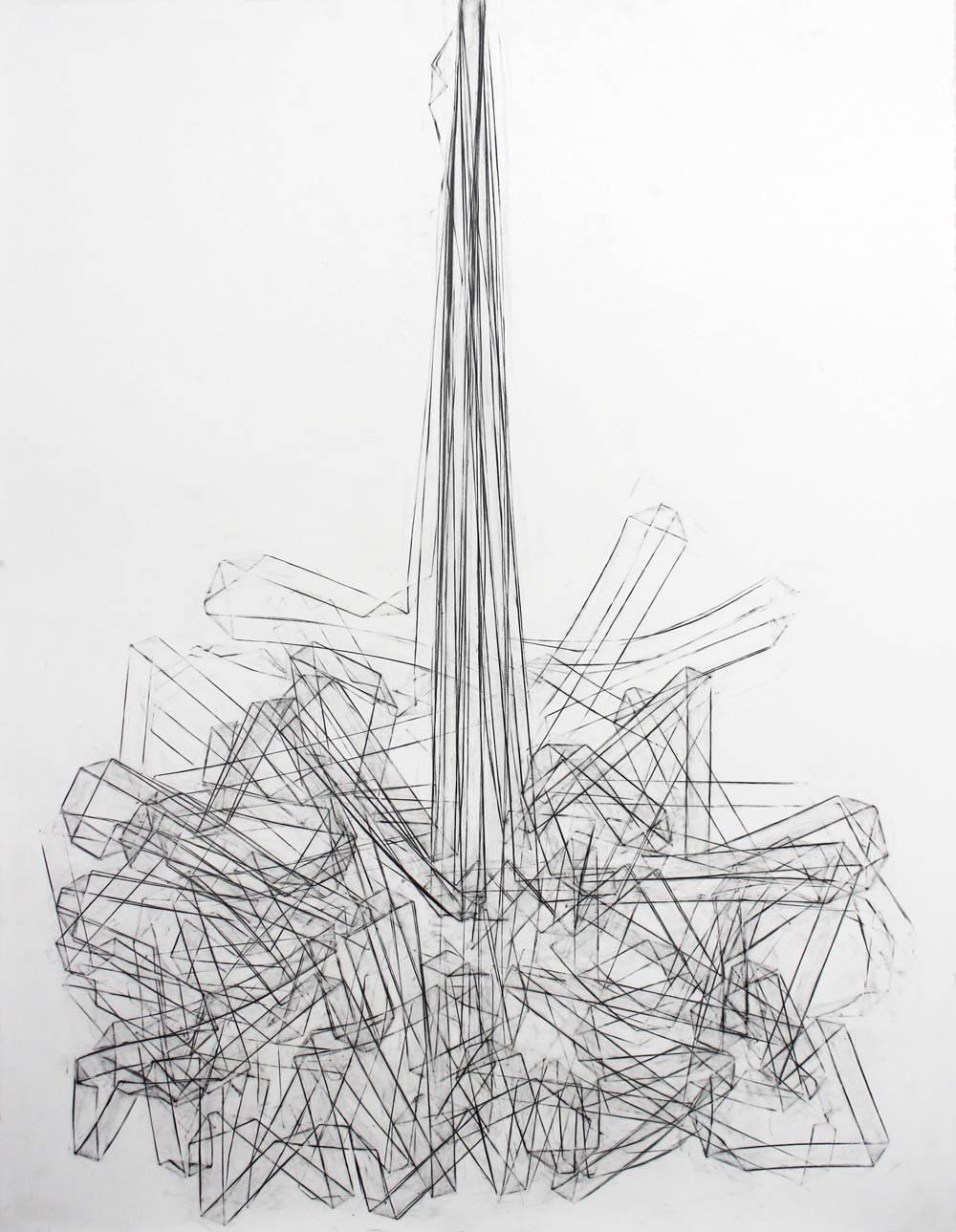 Alisa Dworsky Abstract Drawing - Ravel 3