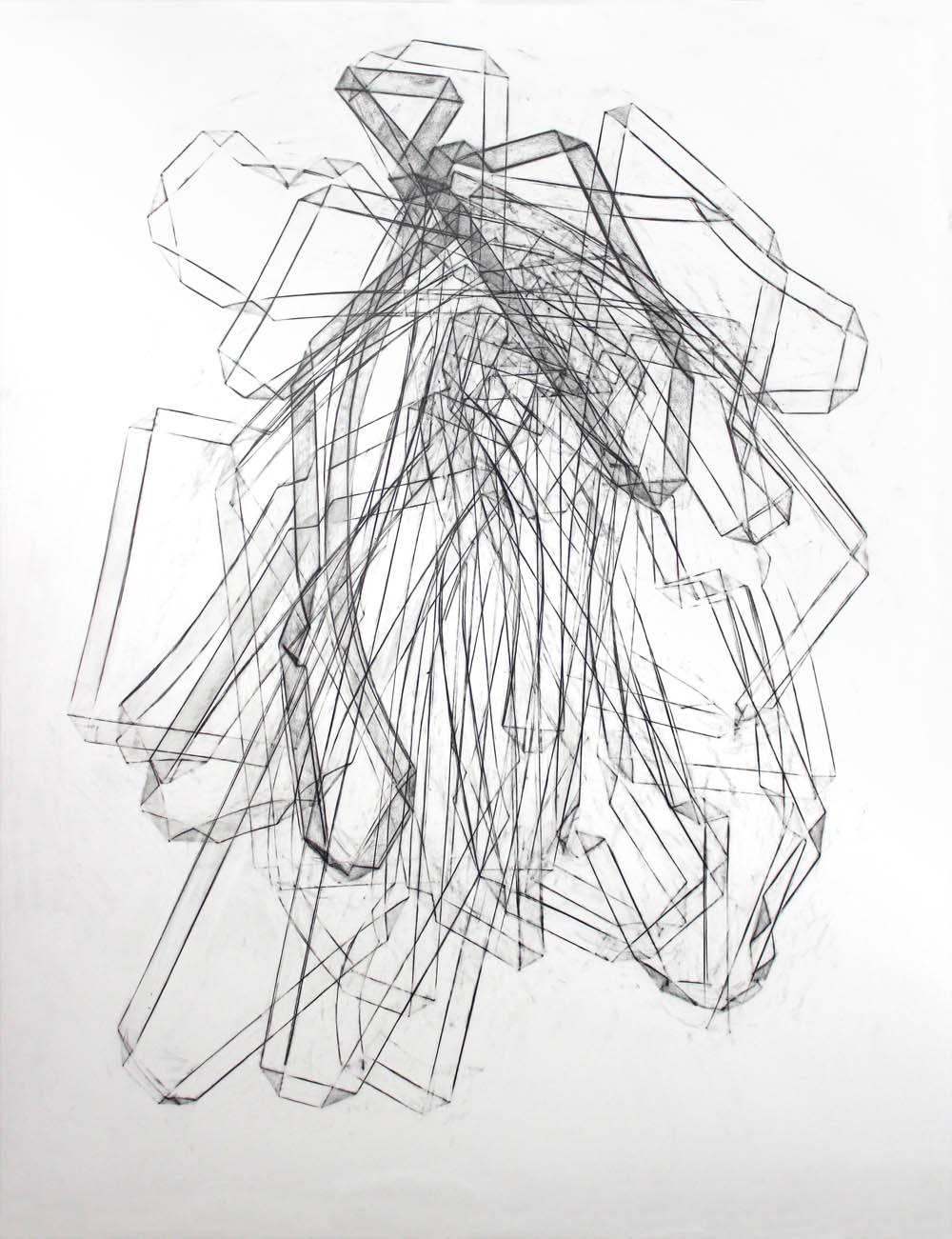 Alisa Dworsky Abstract Drawing - Entwine 9