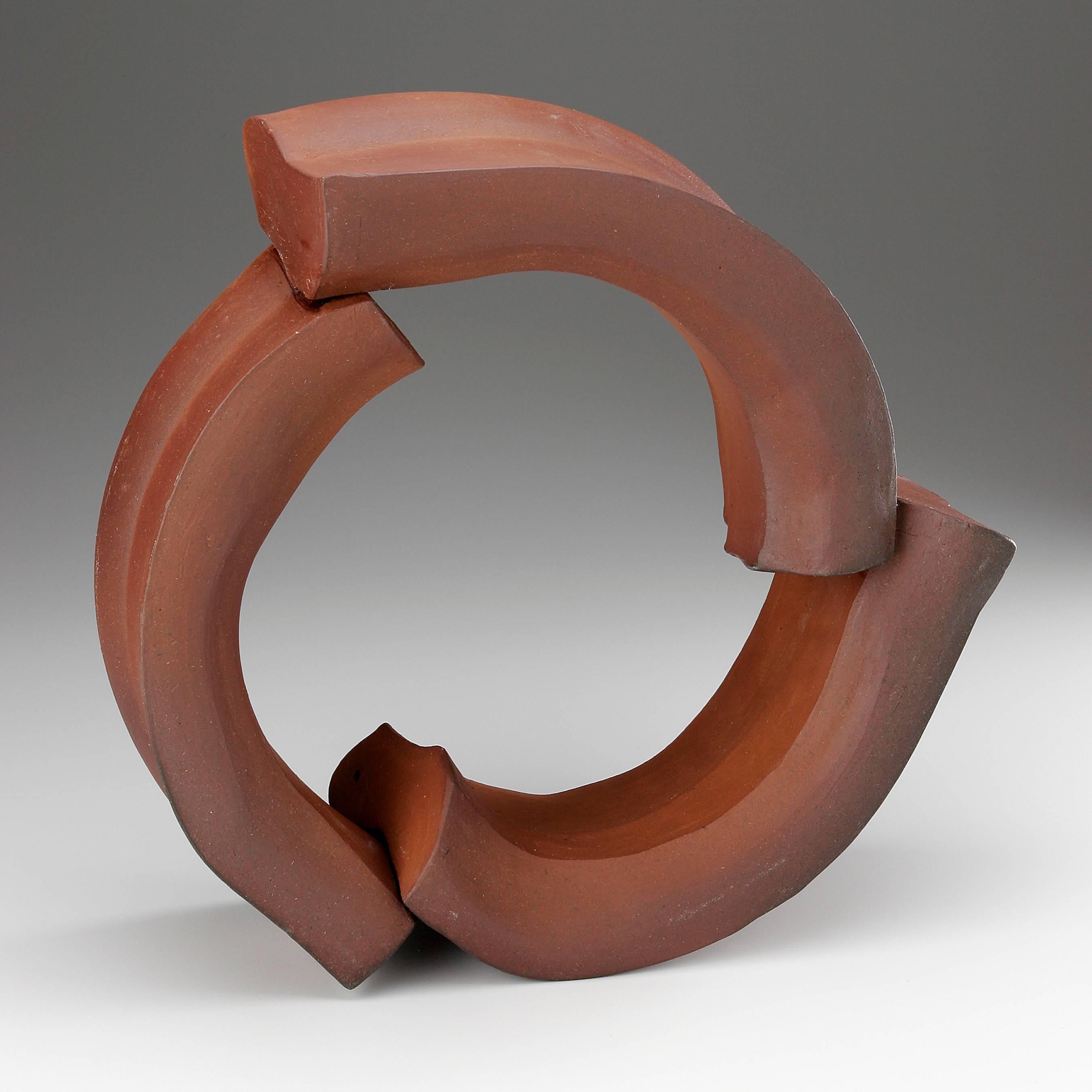 Malcolm Wright Abstract Sculpture - Three Part Ring