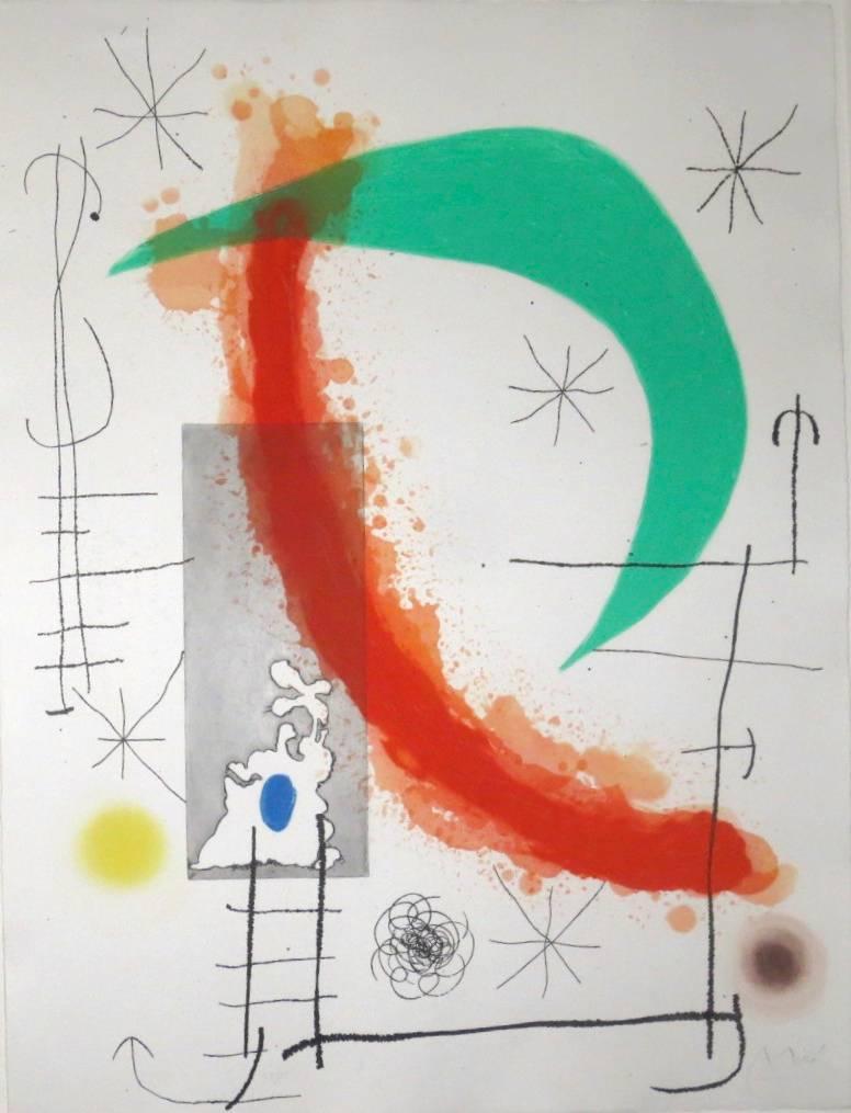Joan Miró Abstract Print - Escalade