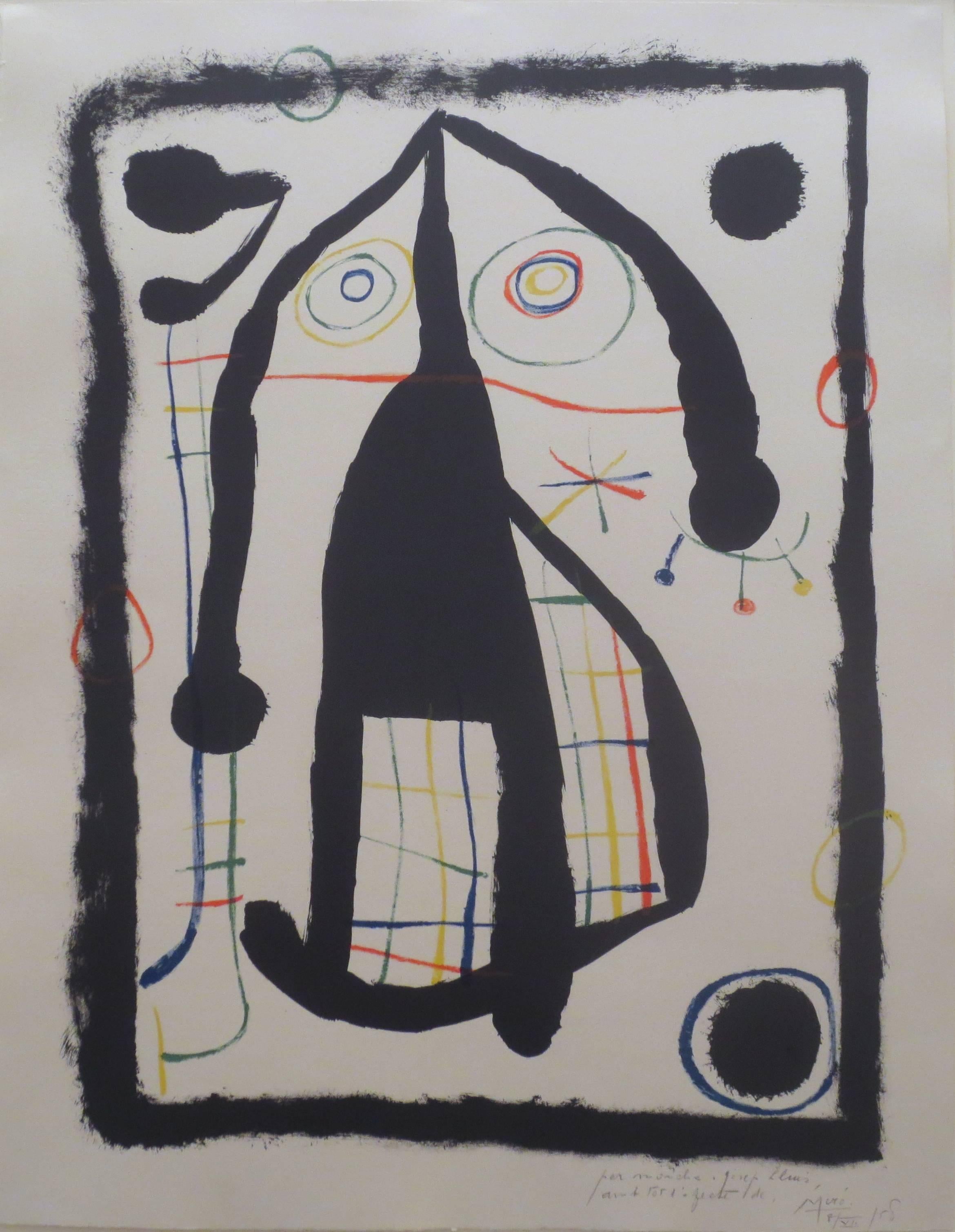 Joan Miró Figurative Print - L'Etrangere