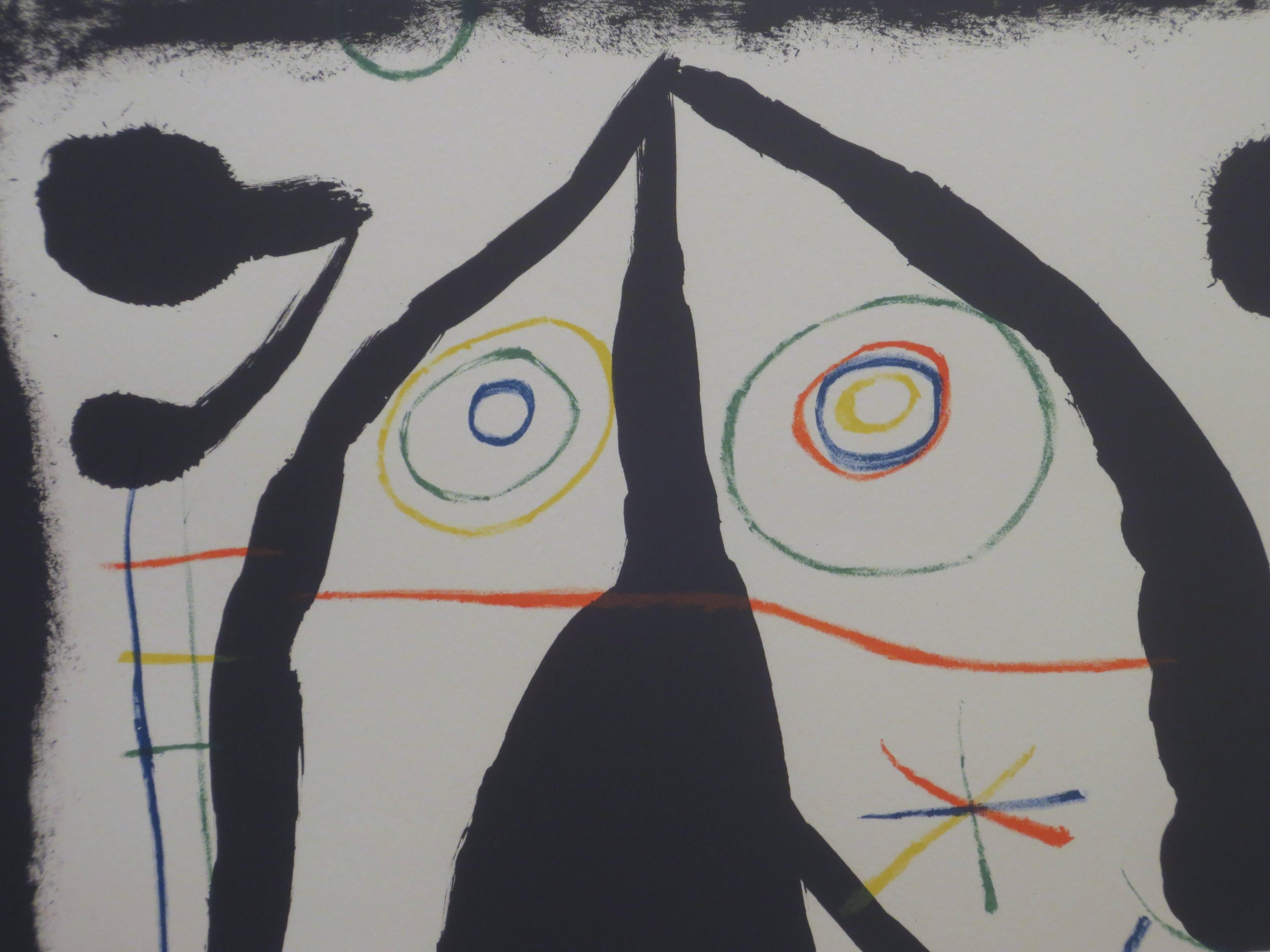 L'Etrangere - Print by Joan Miró