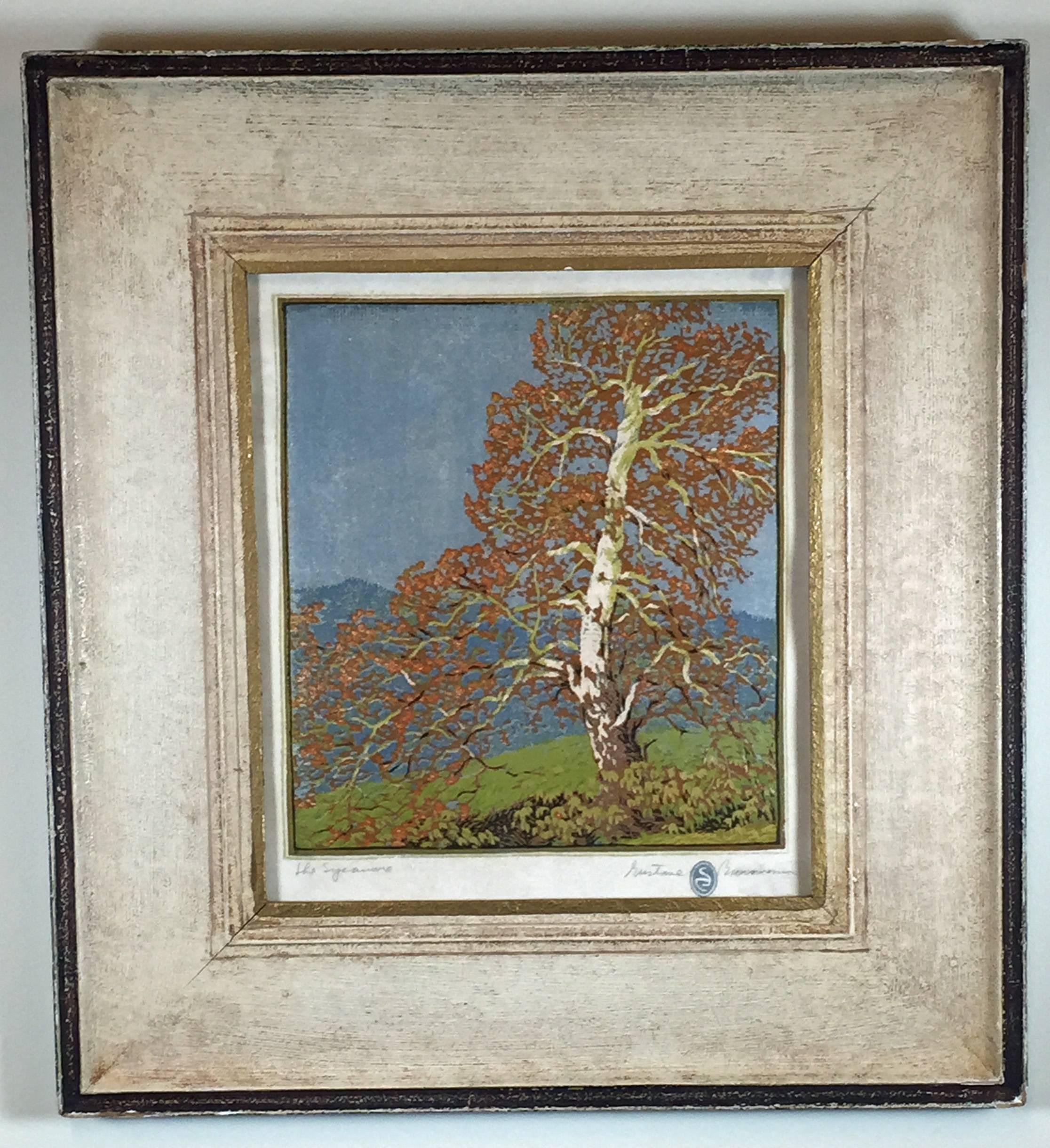THE SYCAMORE - Print by Gustave Baumann
